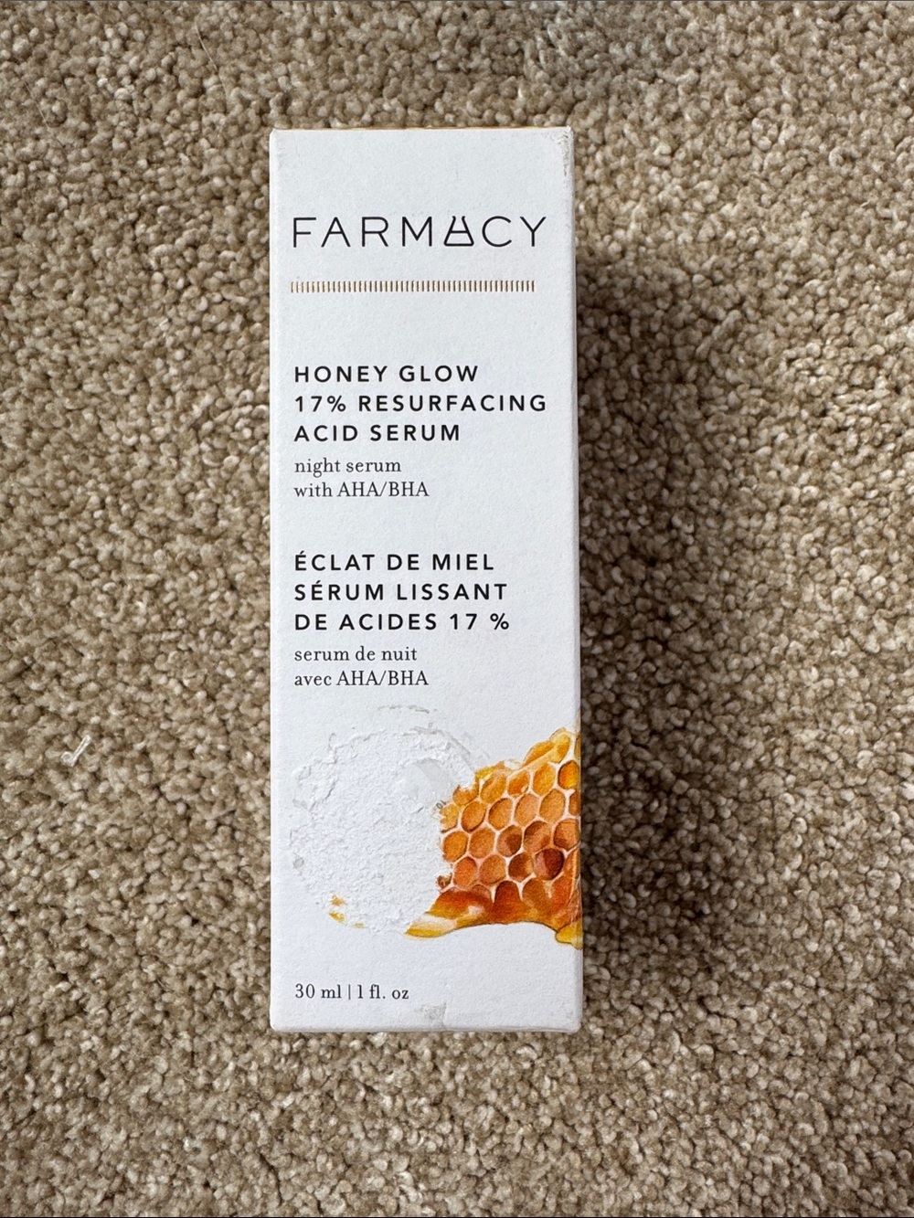 NEW Farmacy Honey Glow 17% Resurfacing Acid Serum